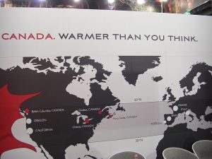 Kanada, it's warmer than you think