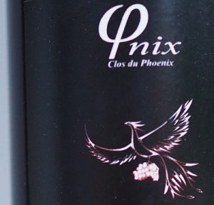 Clos du Phoenix Weingut im Libanon Etikett
