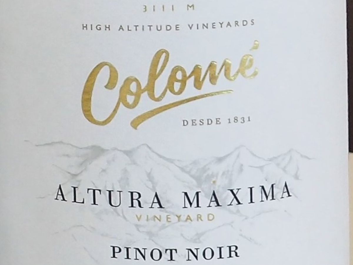 Rekordverdächtige Weine Altura Maxima Colome über 3000 Meter Weinberg