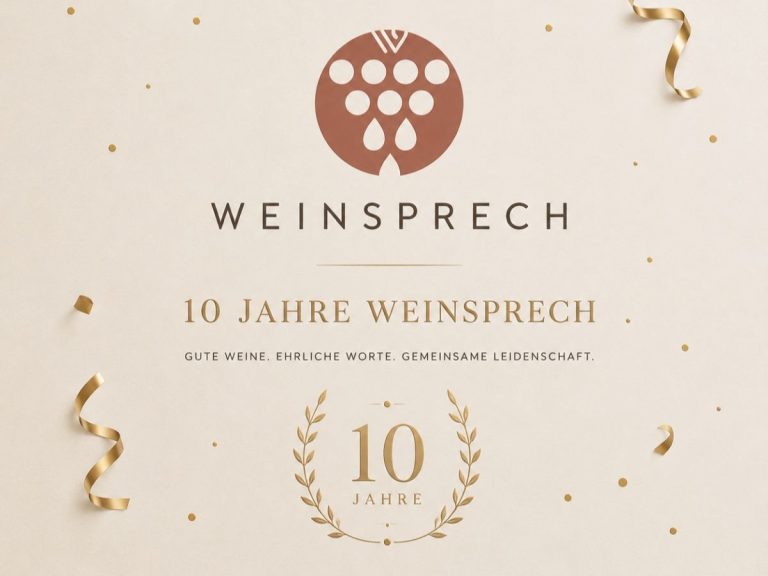10 Jahre Weinsprech Jubiläum Blog Wein